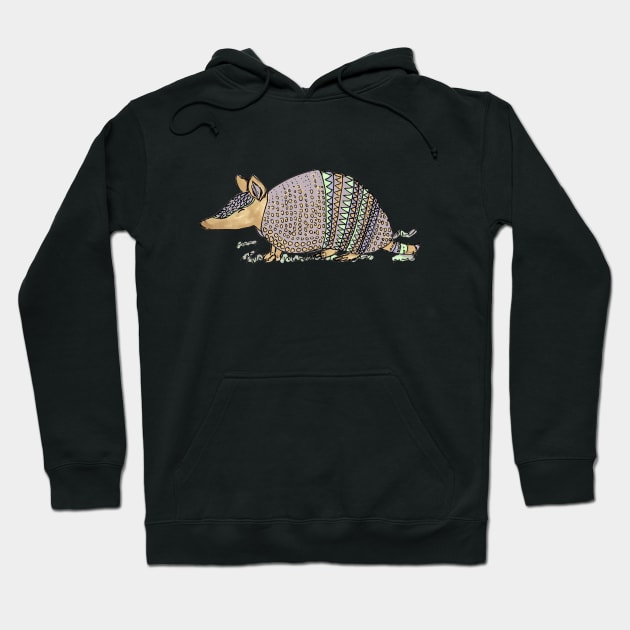 Armadillo Hoodie by LauraKatMax